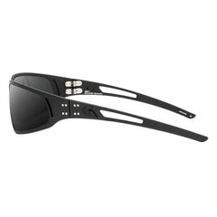 Black mit Black Logo und ANSI Z87.1+ MILSPEC Ballistic Smoke mit Anti-Fog